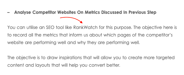 Unlinked Mention of RankWatch